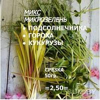Микс с молодой зеленью